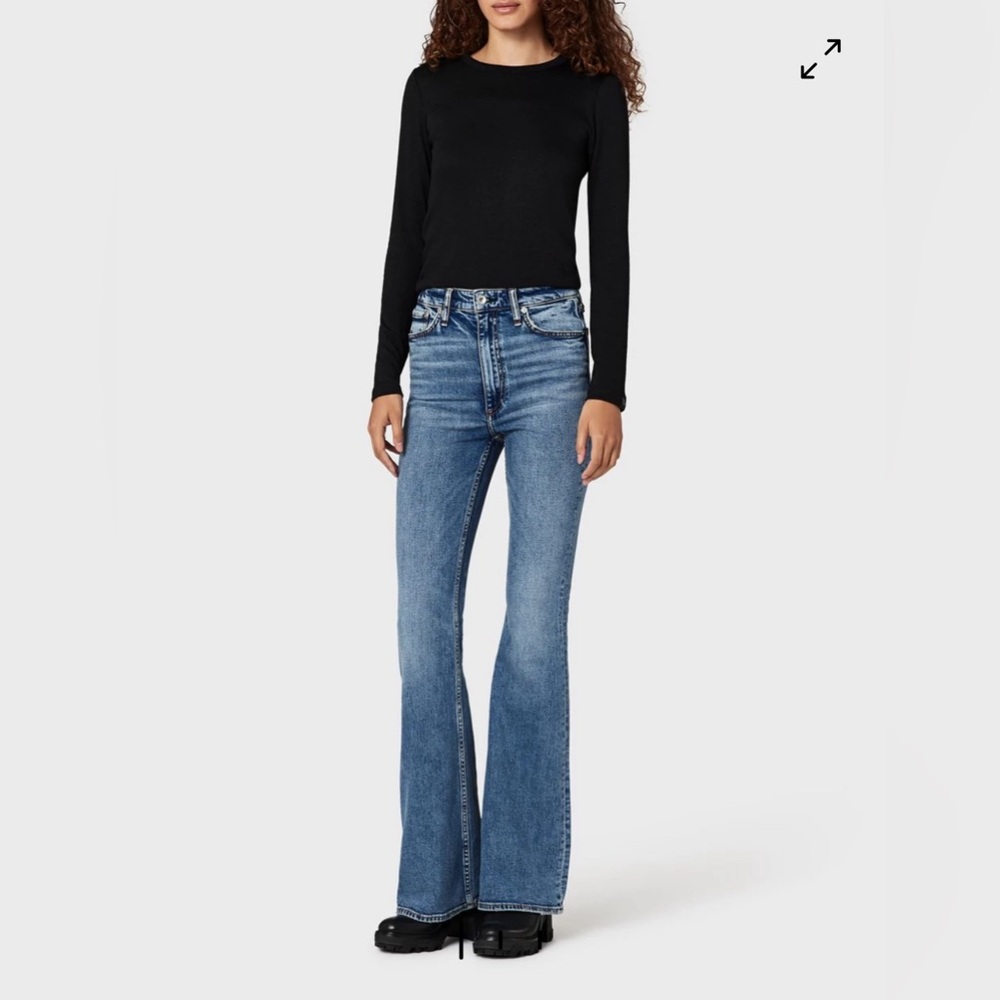 Rag & Bone Casey High-Rise Flare Jeans: Norwalk
